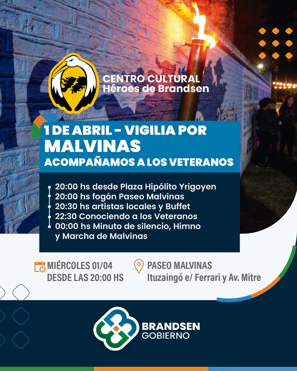 Brandsen conmemora el Día del Veterano y de los Caídos en la Guerra de Malvinas