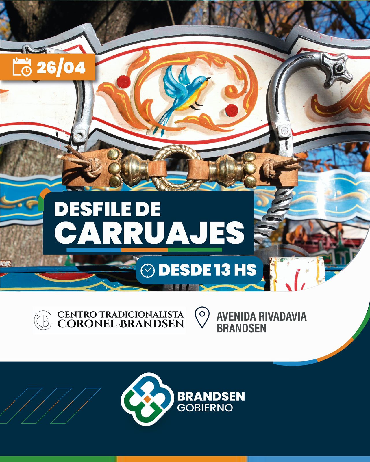 Brandsen celebrará la XVIII Fiesta Provincial del Carruaje este domingo 26 de abril