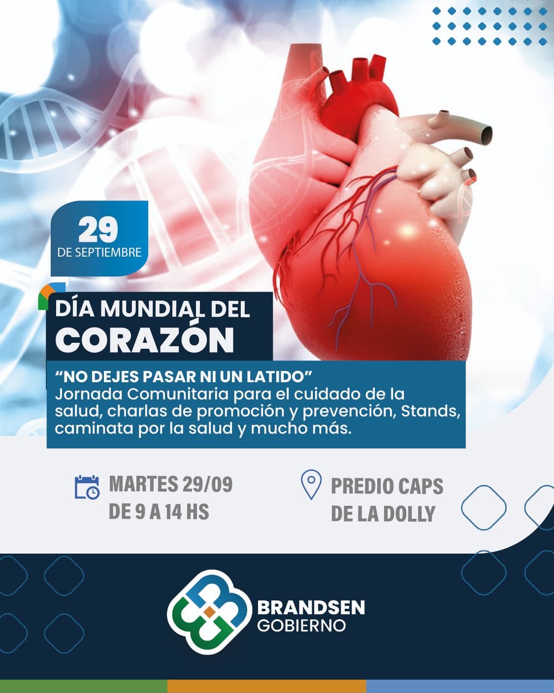 Día Mundial del Corazón: jornada de salud comunitaria