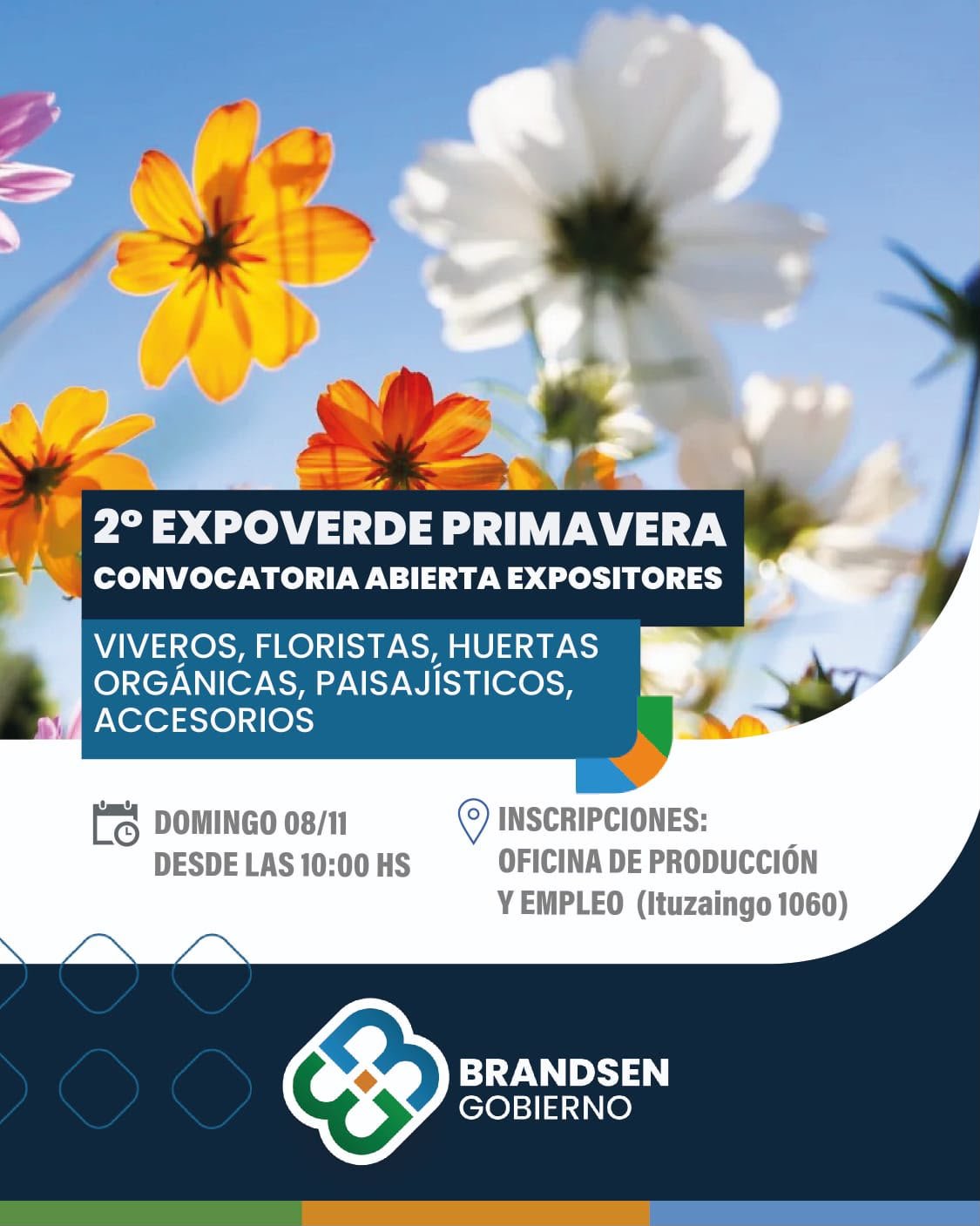 SE ABRE LA CONVOCATORIA PARA EXPOSITORES DE LA 2° EXPOVERDE PRIMAVERA EN BRANDSEN