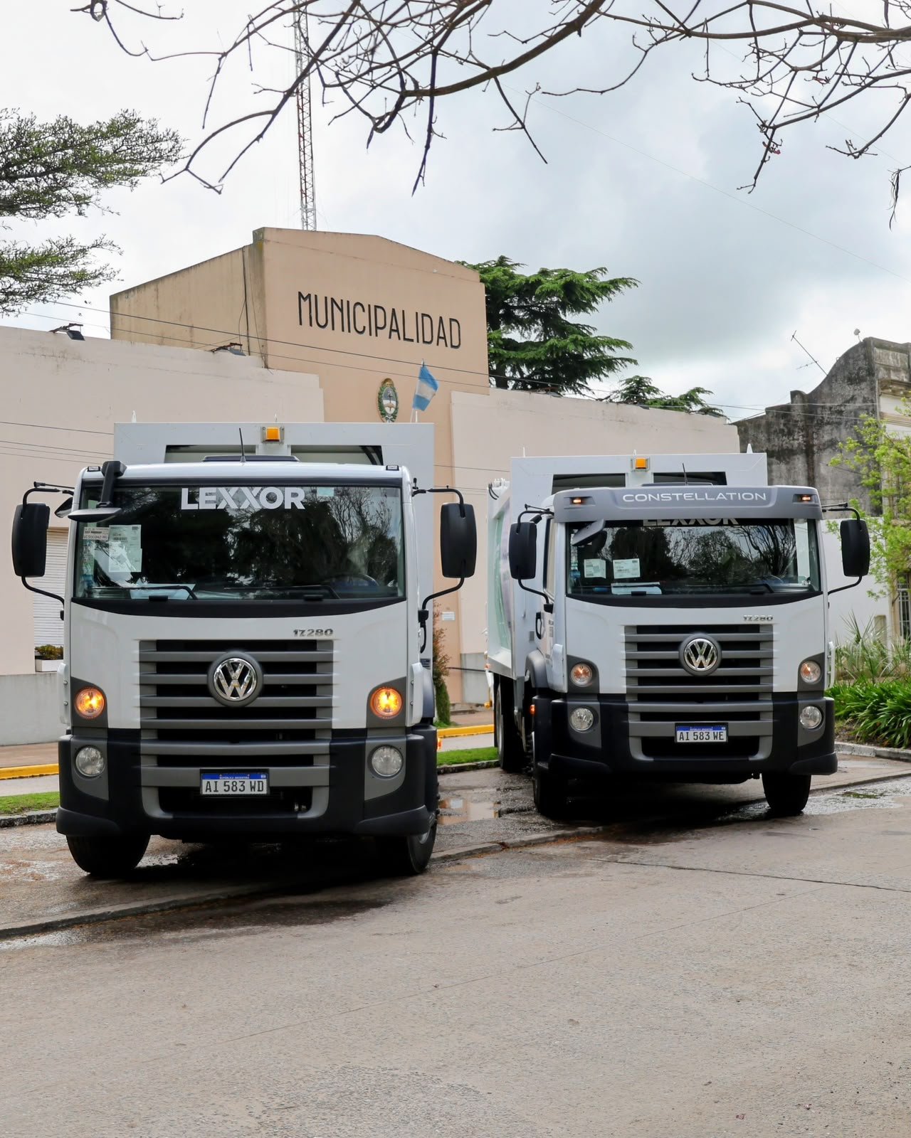 El Municipio incorporó dos nuevos camiones compactadores para la recolección de residuos