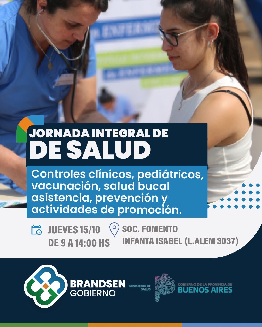 Jornada Integral de Salud en Infanta Isabel