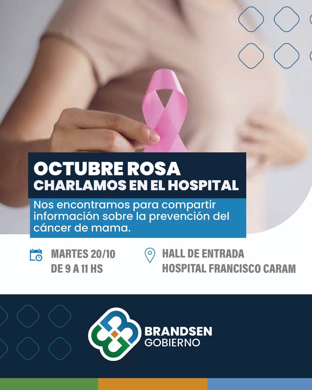 Octubre Rosa: jornada de concientización sobre el cáncer de mama en el Hospital Municipal